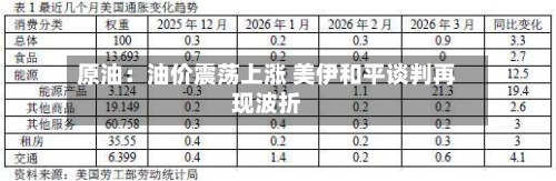 原油:油价震荡上涨 美伊和平谈判再现波折-第2张图片