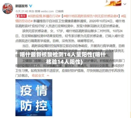 喀什最新核酸检测14人呈阳性(喀什核验14人阳性)
