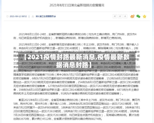 【2021疫情封路最新消息,疫情最新数据消息封路】-第2张图片