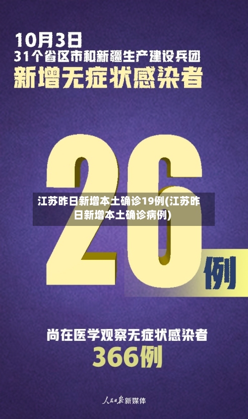 江苏昨日新增本土确诊19例(江苏昨日新增本土确诊病例)-第3张图片