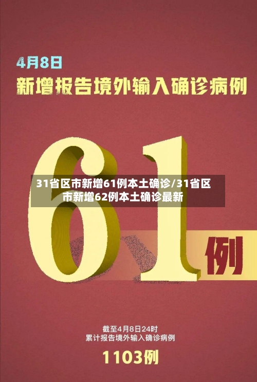 31省区市新增61例本土确诊/31省区市新增62例本土确诊最新