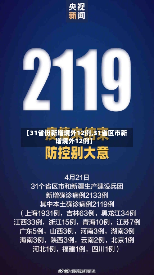 【31省份新增境外12例,31省区市新增境外12例】-第2张图片