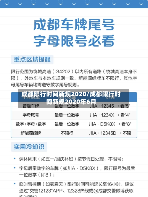 成都限行时间新规2020/成都限行时间新规2020年6月-第2张图片